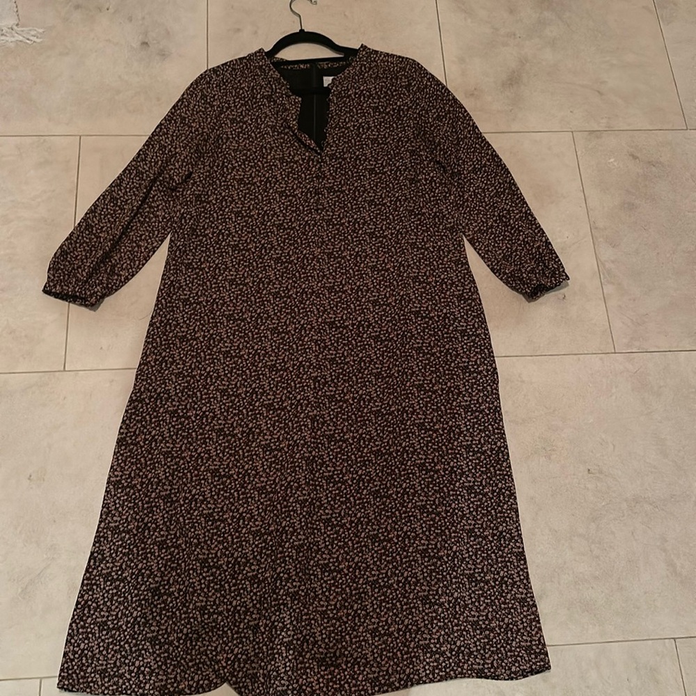 Hatch x J crew floral maternity shift
